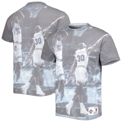 Mitchell & Ness Men's  San Antonio Spurs Above The Rim Graphic T-shirt In Gray