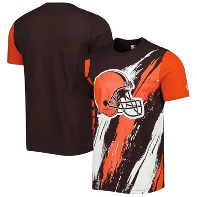 Starter Brown Cleveland Browns Extreme Defender T-shirt