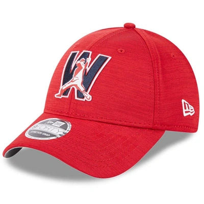 New Era Red Washington Nationals 2023 Clubhouse 9forty Snapback Hat
