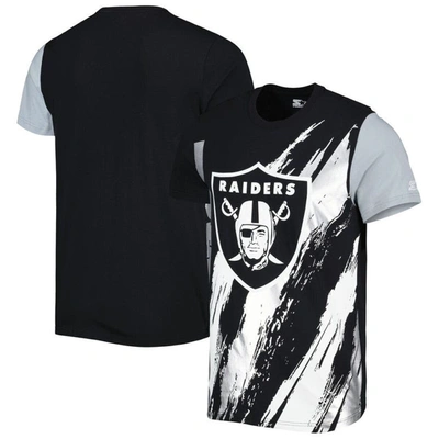 Starter Black Las Vegas Raiders Extreme Defender T-shirt