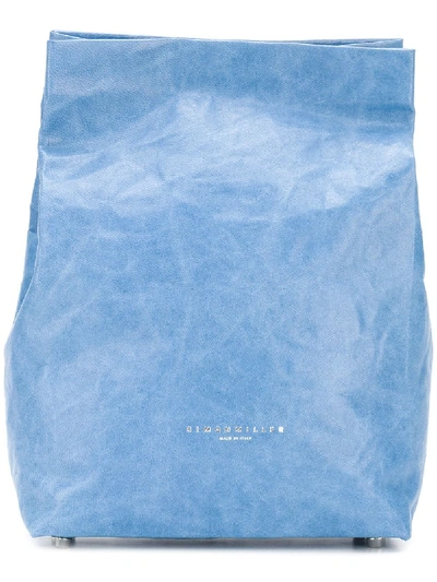 Simon Miller Paper Bag Clutch - Blue