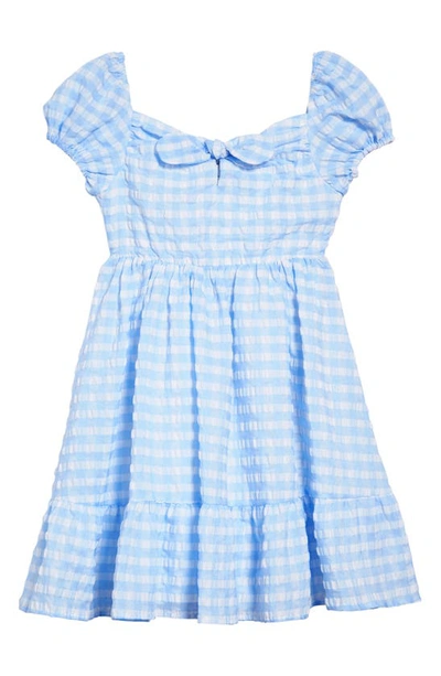 princess polly baby blue dress Willa Ruffle Dress in Light Blue main image 0