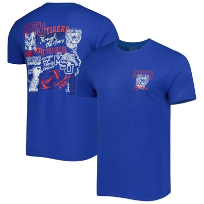 Image One Royal Memphis Tigers Through The Years T-shirt