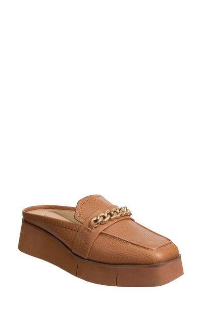 Naked Feet Elect Platform Mules In Brown