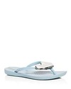 Ipanema Women's Wave Heart Flip-flops In Silver Gray