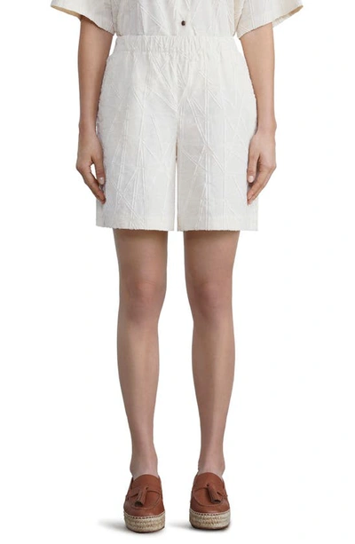 Lafayette 148 Organic Cotton Poplin Riverside Short In White