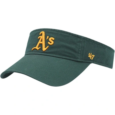 47 ' Green Oakland Athletics Clean Up Adjustable Visor