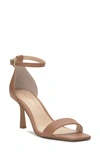 Vince Camuto Enella Ankle Strap Sandal In Maple Baby Sheep