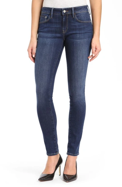 Mavi Alexa Mid Rise Super Skinny Jeans In Dark Supersoft