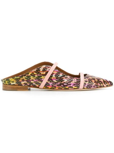 Malone Souliers Maureen Flat Mules In Multicolour