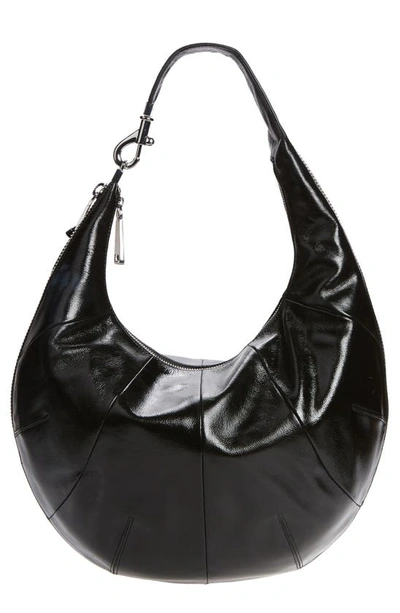 Rebecca Minkoff Zip Around Croissant Hobo Bag In Black ModeSens