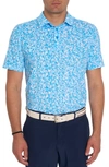 Robert Graham Men's Wooderson Performance Stretch Polo Shirt In Blue