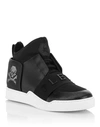Philipp Plein Hi-top Sneakers  Original In Black