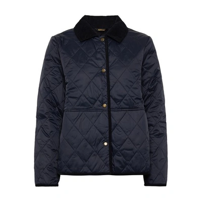 Barbour Clydebank Quilted Jacket In Dk Navy