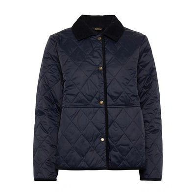 Barbour Clydebank Quilted Jacket In Blu