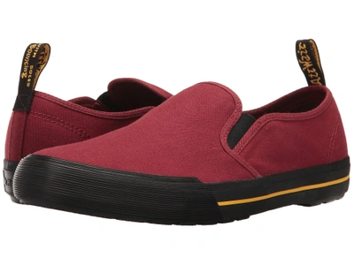 Dr. Martens Toomey In Cherry Red Canvas | ModeSens