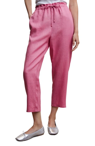 Mango Trousers Pastel Pink