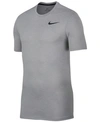 Nike Men's Breathe Hyper Dry Training Top In Vast Grey