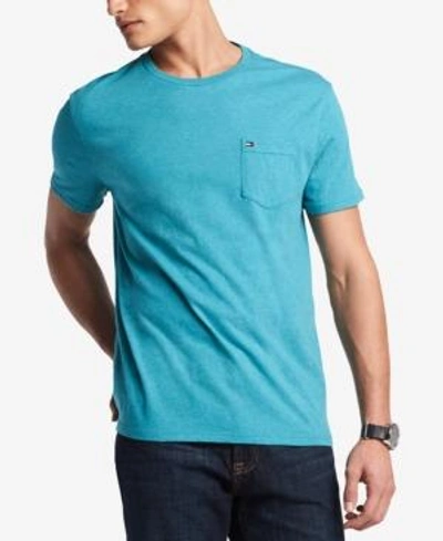 Tommy Hilfiger Men's Tommy Crew Neck Pocket T-shirt, Created For Macy's In Duke Heather 905