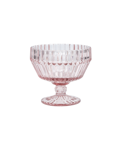 Fortessa Archie Set Of 6 Pink Footed Dessert Bowls