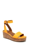 Franco Sarto Presley Espadrille Wedge Sandals Women's Shoes In Orange