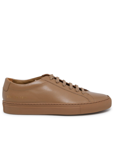 Common Projects Women's  Brown Leather Sneakers