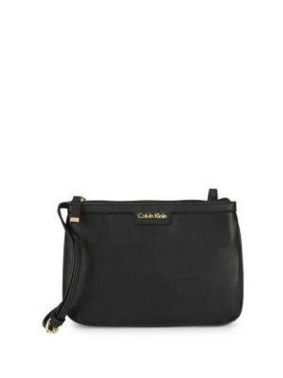 Calvin Klein Farrah Crossbody Bag In Black