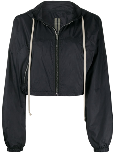 Rick Owens Drkshdw Mini Windbreaker Jacket In Black