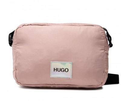 Hugo Boss Reborn Packable Crossbody Bag In Pink
