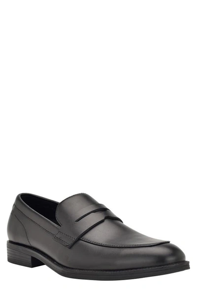 Calvin Klein Jay Leather Loafer In Black