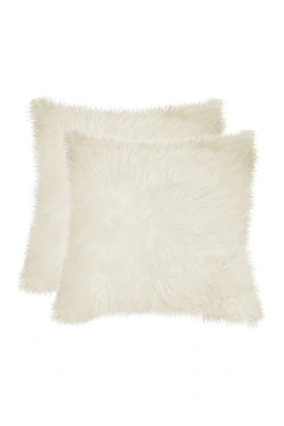 Natural New Zealand 18x18 Genuine Sheepskin Pillow In