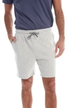 Px Drawstring Ottoman Knit Shorts In Oatmeal