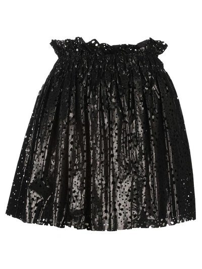 Msgm Skirt In Black