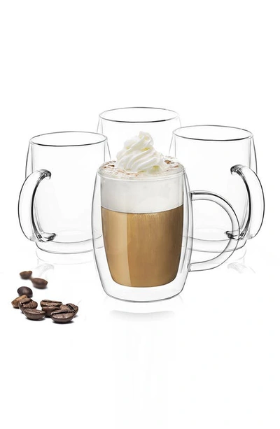 Joyjolt Aroma Double Wall Insulated Glasses In Clear