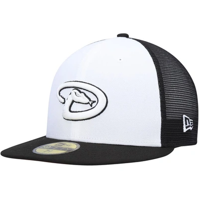 New Era Men's  White, Black Arizona Diamondbacks 2023 On-field Batting Practice 59fifty Fitted Hat In White,black