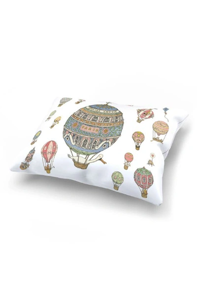 Atelier Choux Hot Air Balloons Accent Pillow In Multi