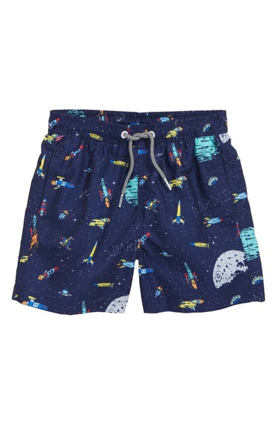 Boardies Kids' Rockets Swim Trunks In Blue