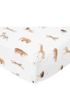 Little Unicorn Organic Cotton Muslin Crib Sheet In Animal Crackers