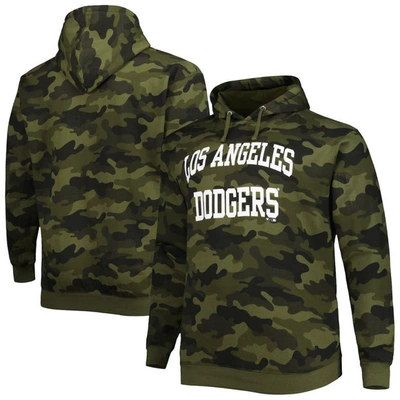 Profile Camo Los Angeles Dodgers Allover Print Pullover Hoodie