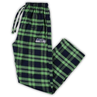 Concepts Sport Navy/green Seattle Seahawks Big & Tall Ultimate Sleep Pant