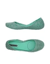 Melissa Ballet Flats In Green