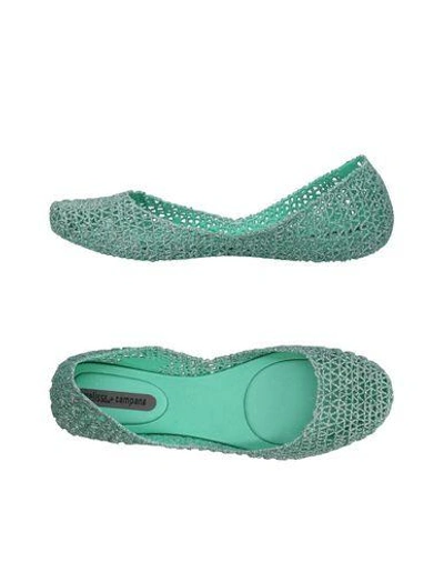 Melissa Ballet Flats In Green