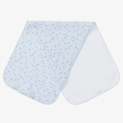 Kissy Kissy Babies' Pima Cotton Burp Cloth (48cm) In Blue
