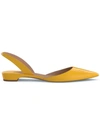 Paul Andrew Rhea 15 Ballerina Shoes In Yellow