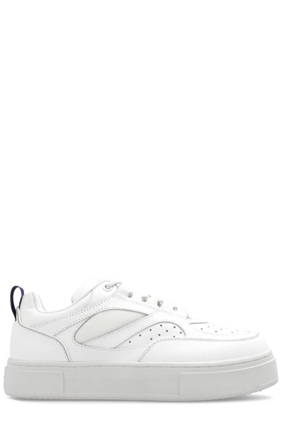 Eytys Sidney Calf Leather Sneakers In Leather White