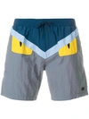 Fendi Bag Bugs Swim Shorts