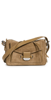 Rag & Bone Field Small Suede Messenger Bag In Olivesd