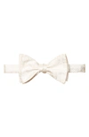 Eton Men's Paisley Silk Jacquard Self-tied Bow Tie In White