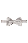 Eton Men's Paisley Silk Jacquard Self-tied Bow Tie In Light Grey