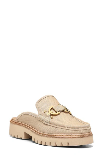 Donald Pliner Hampton Moc Toe Platform Mule In Sand